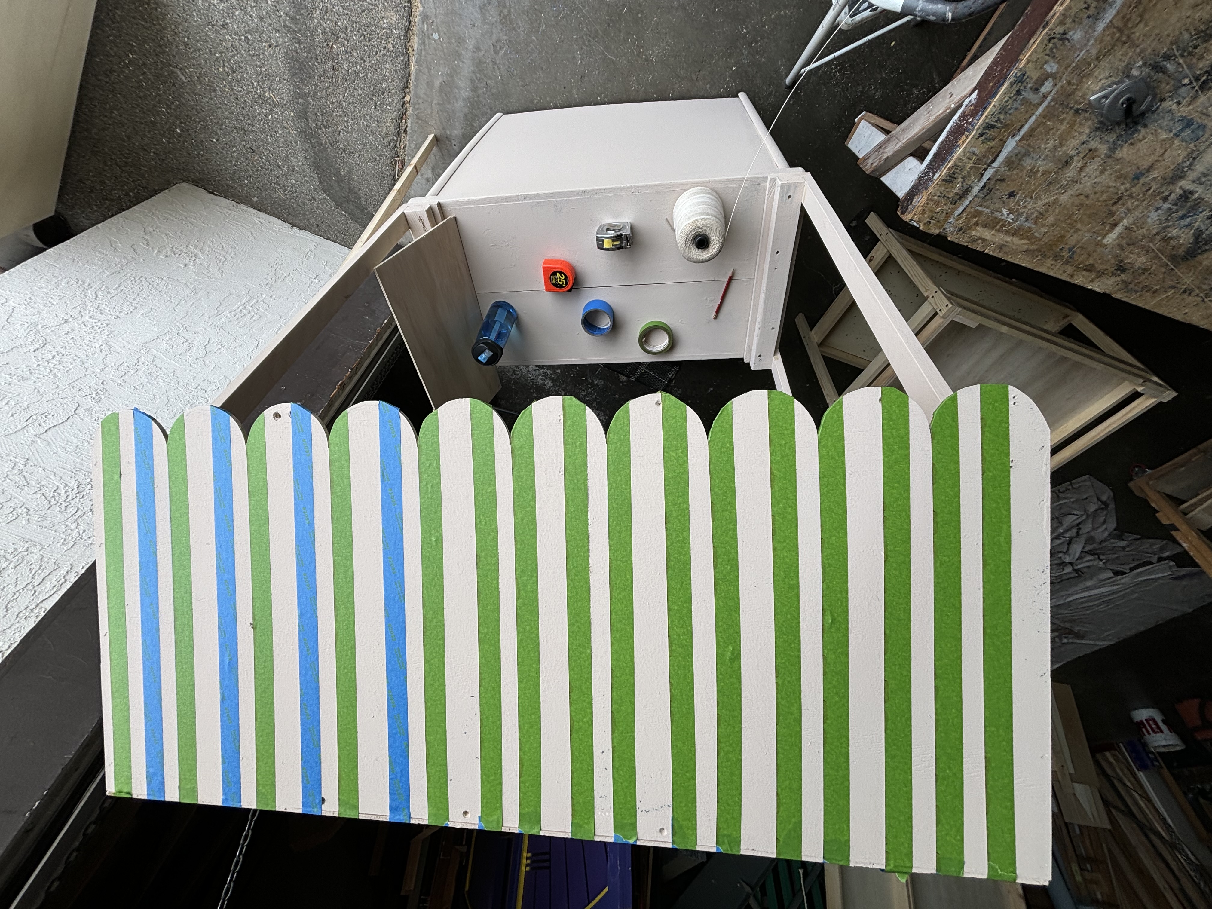 bed with plywood on top