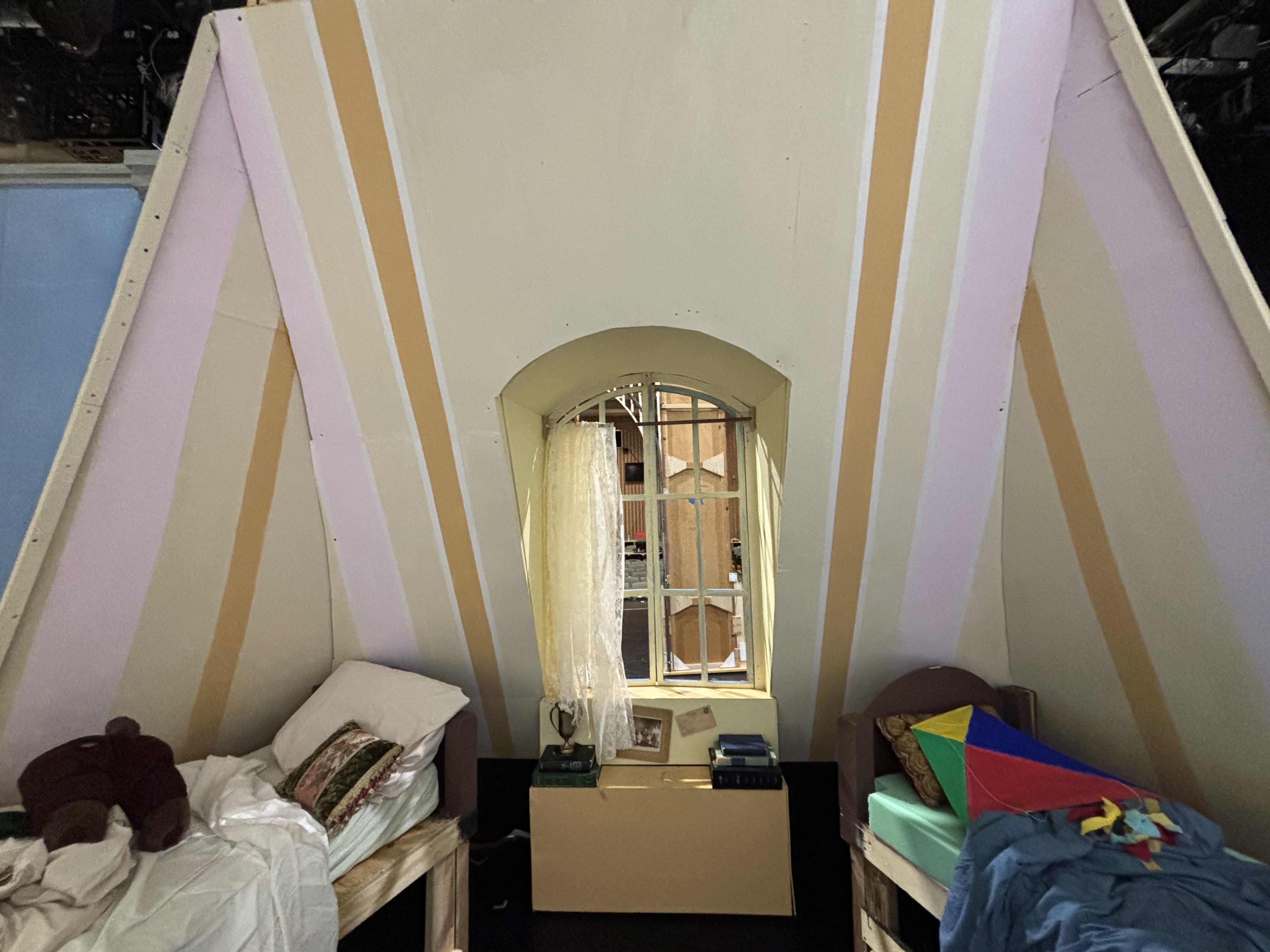 bed with plywood on top