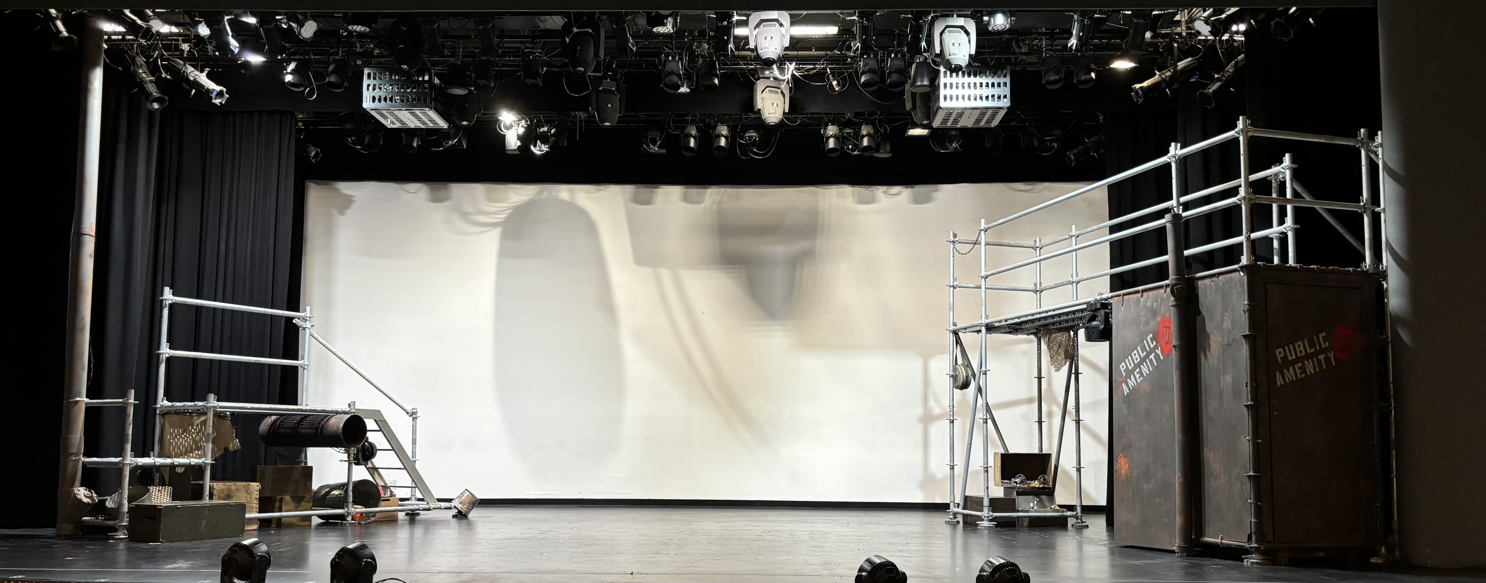 bed with plywood on top